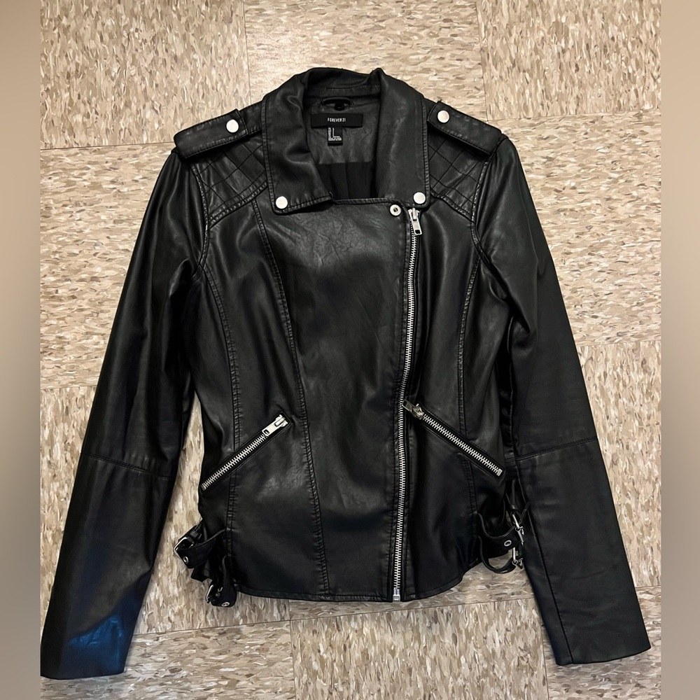 Faux Leather Jacket
